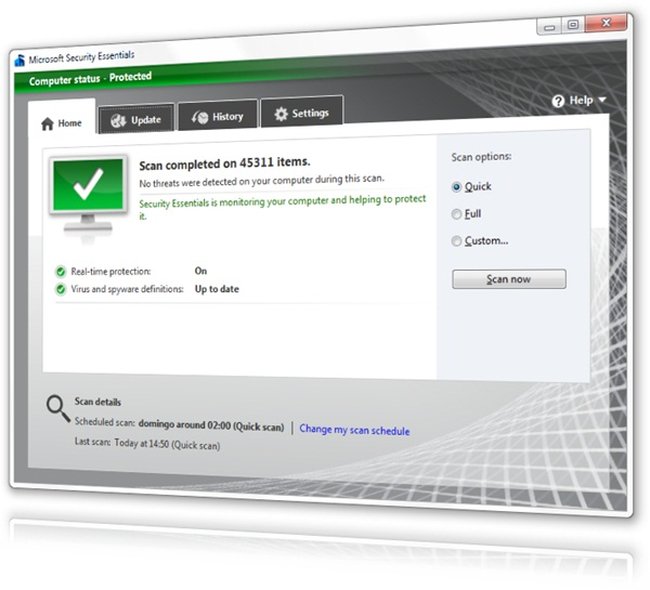 Microsoft Security Essentials 4 Beta