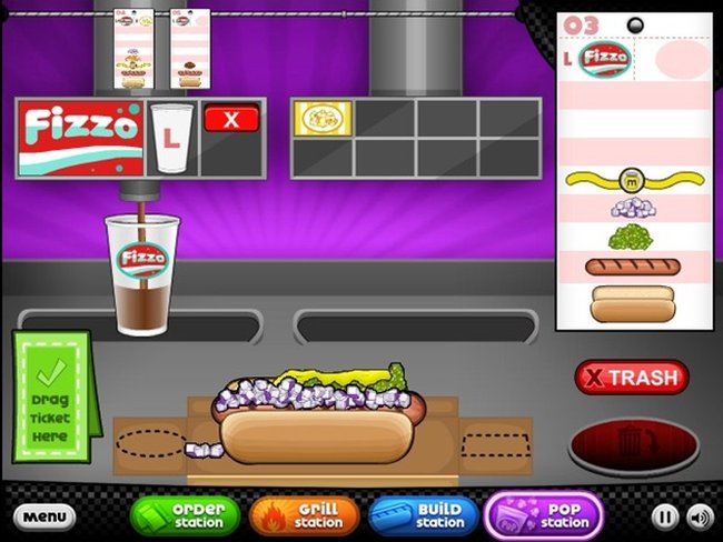 Papa's Hot Doggeria em Jogos na Internet