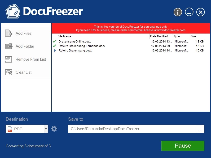 DocuFreezer 5.0.2308.16170 download the last version for ios