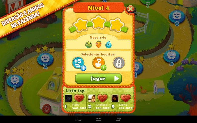 Farm Heroes Saga Android download no Jogos Online Grátis