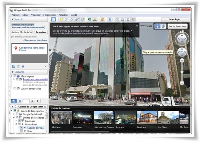 Google Earth Pro - Imagem 3 do software