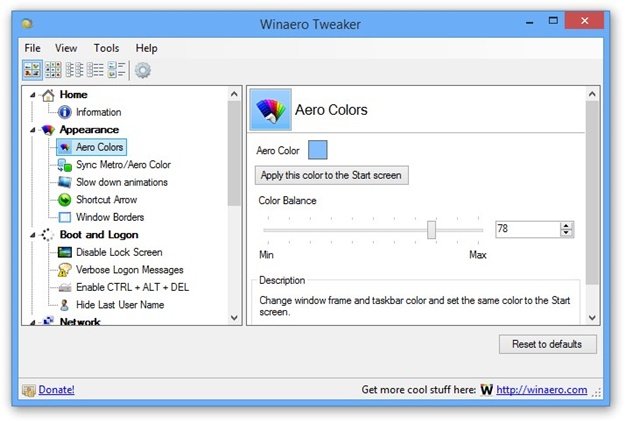 Winaero Tweaker 1.55 download the new for mac