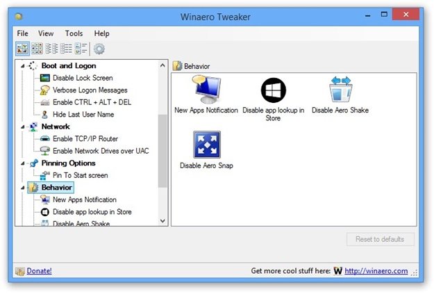 free instals Winaero Tweaker 1.55
