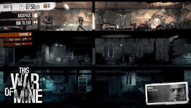 Jogos de sobrevivência: This War of Mine