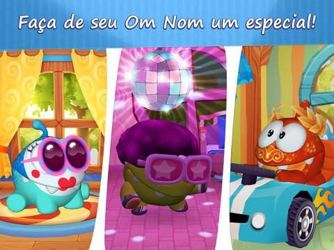 Alimente o bichinho On Nom no divertido jogo para Android Cut the