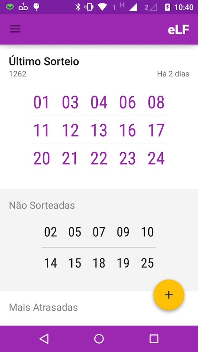 App Lotofácil Mais fácil