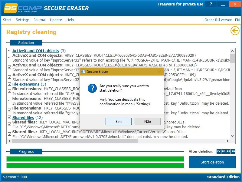 download the new version ASCOMP Secure Eraser Professional 6.002