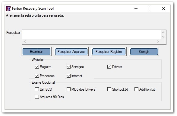 Farbar Recovery Scan Tool x64 flash drive