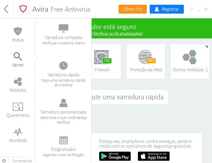Download Avira Free Antivirus | Baixaki
