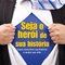 Logo Seja o herói da sua história Ícone Logo Seja o herói da sua história Ícone