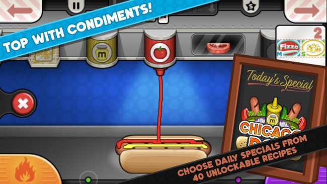 PAPA'S HOT DOGGERIA jogo online gratuito em