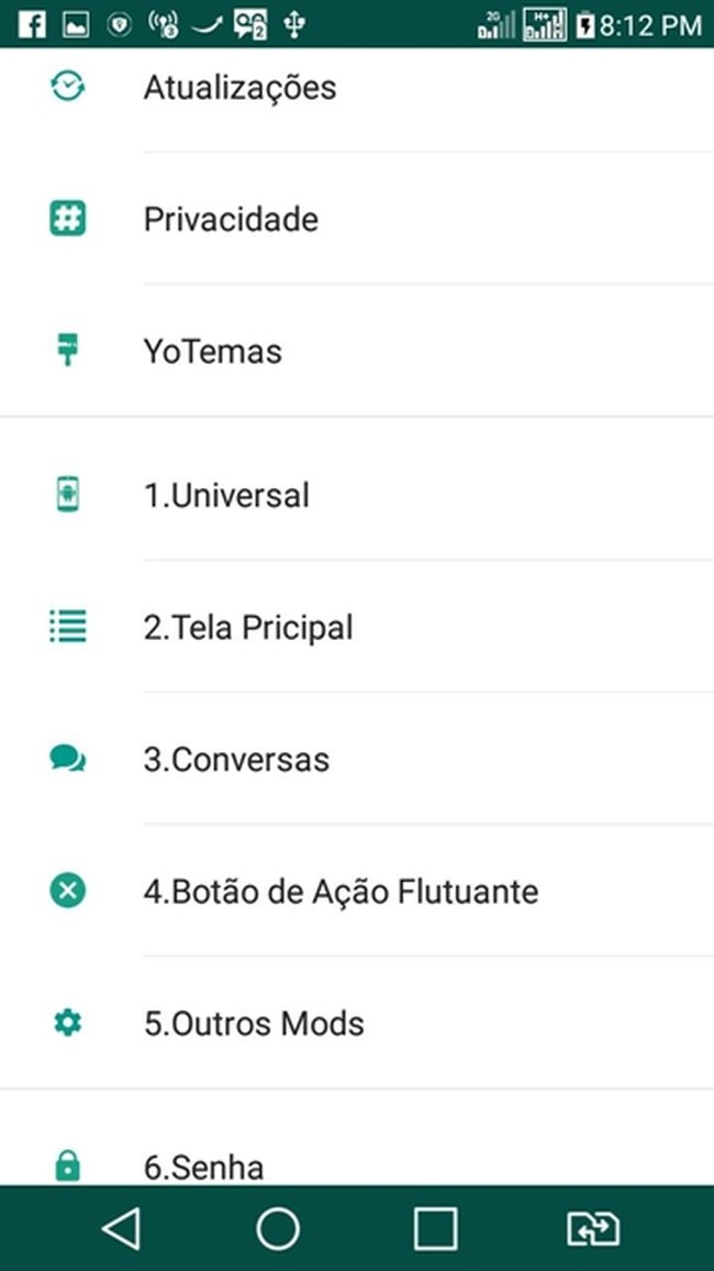 Tela do apk WhatsApp Plus 2021