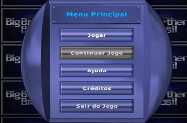 Menu inicial