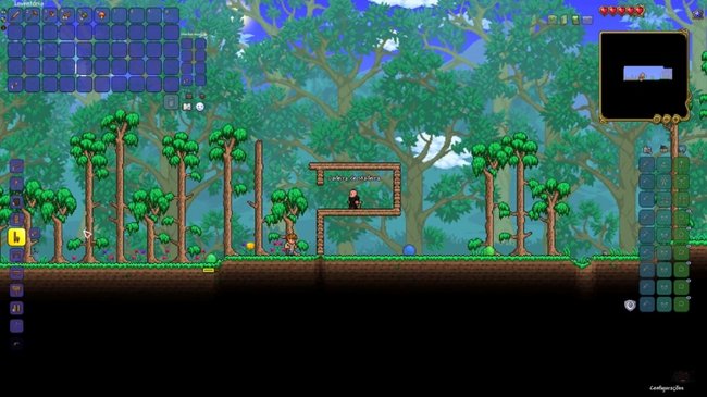 começo do jogo terraria APK