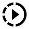 Logo Slow motion - Movimento velocidade Ícone Logo Slow motion - Movimento velocidade Ícone