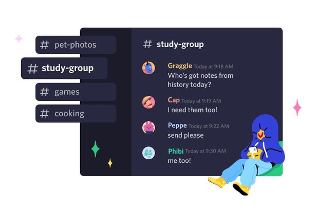 COMO FAZER UM DISCORD E CONFIGURAR GRUPO NOME FOTO GIF MICROFONE E ÁUDIO 