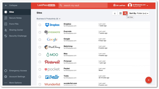 (Fonte: LastPass/Reprodução)