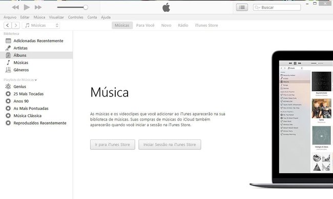 Imagem itunes para pc