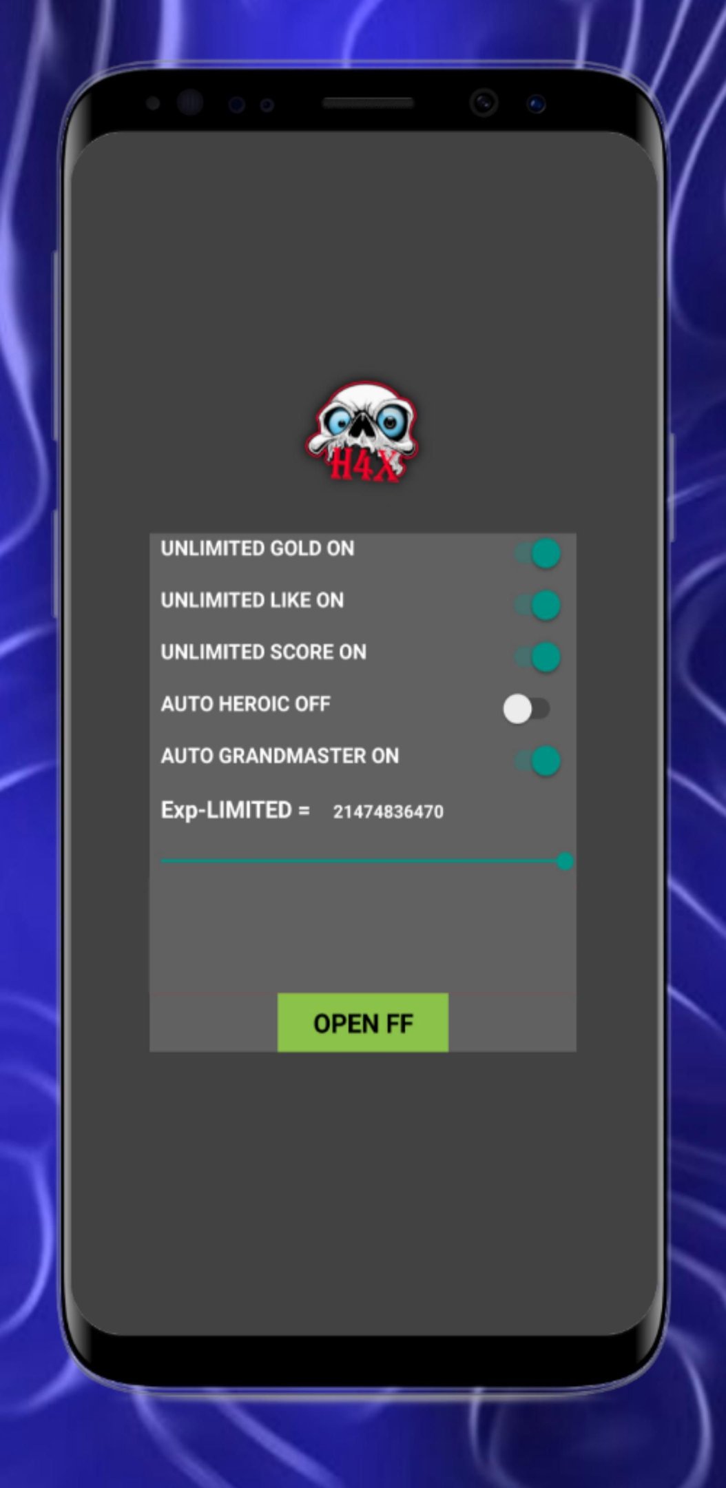 FFH4X Fire Hack FF Mod Menu APK for Android Download