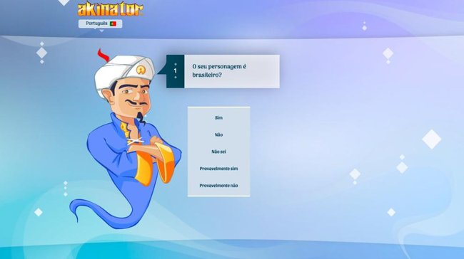 AKINATOR- TESTANDO PERSONAGENS 