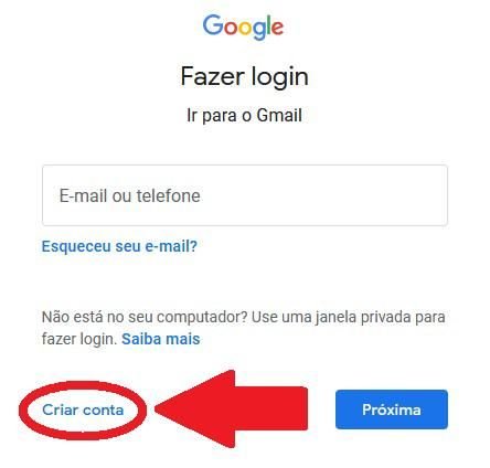 Como criar email