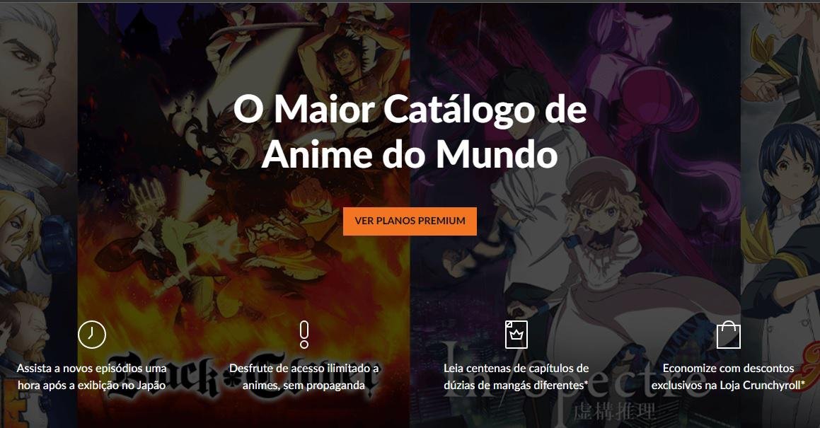 Aplicativo Crunchyroll: Maior site de animes por assinatura