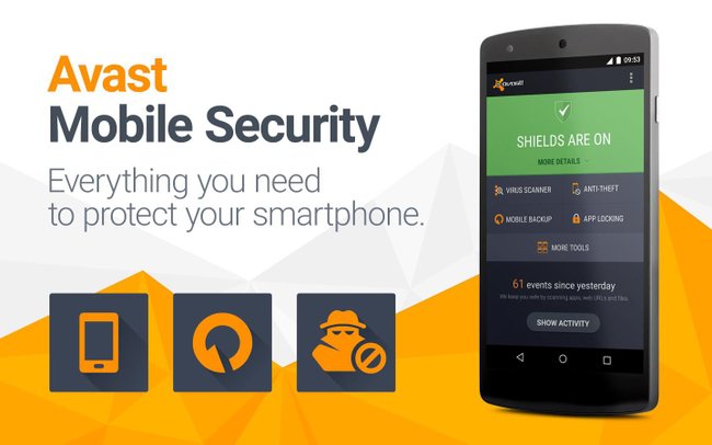 Banner do Avast Mobile Security - tudo que você precisa para proteger seu smartphone