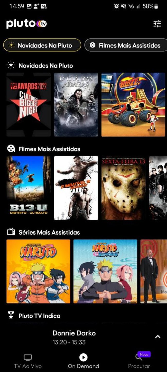 Saiba como assistir séries, filmes e canais ao vivo grátis no Pluto TV