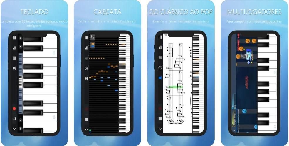 App Piano Academy: Só precisa de ter o instrumento - Android