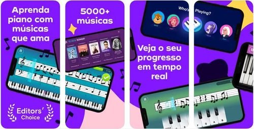 App Piano Academy: Só precisa de ter o instrumento - Android