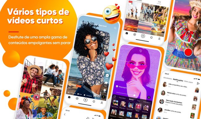 O aplicativo do Kwai é um dos mais populares no Brasil.