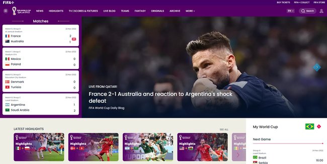 FIFA+ na Smart TV: como usar o streaming da Copa na televisão? - TecMundo