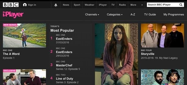 iPlayer da BBC exibe grandes sucessos da TV, como Doctor Who e Peaky Blinders. (Fonte: iPlayer BBC / Reprodução)