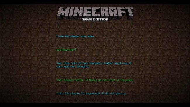 O final de Minecraft cria mais perguntas do que respostas ao jogador. (Fonte: Sleshi / Reprodução)