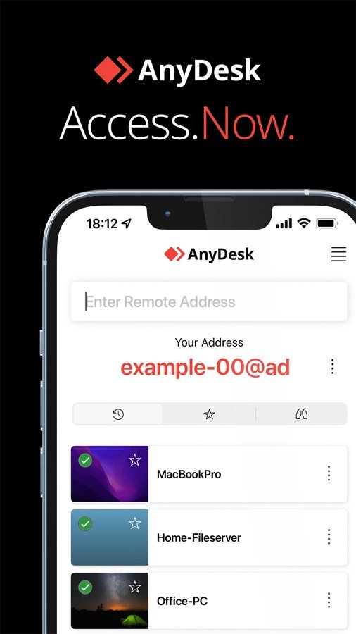 anydesk on iphone
