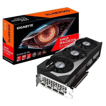 Radeon RX 6800, da Gigabyte. (Fonte: Gigabyte / Reprodução)