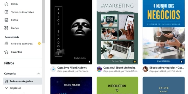 Imagem de: Como criar um eBook grátis no Canva? Veja o passo a passo