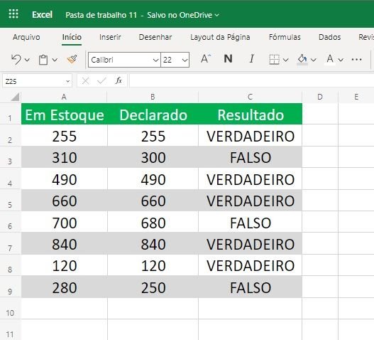 Como Comparar Dados Em Duas Colunas No Excel