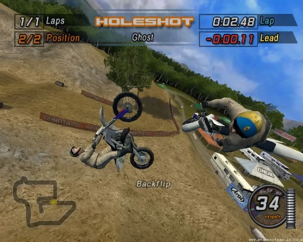 Jogo MX vs ATV Untamed ps2 ( Corrida ) play 2