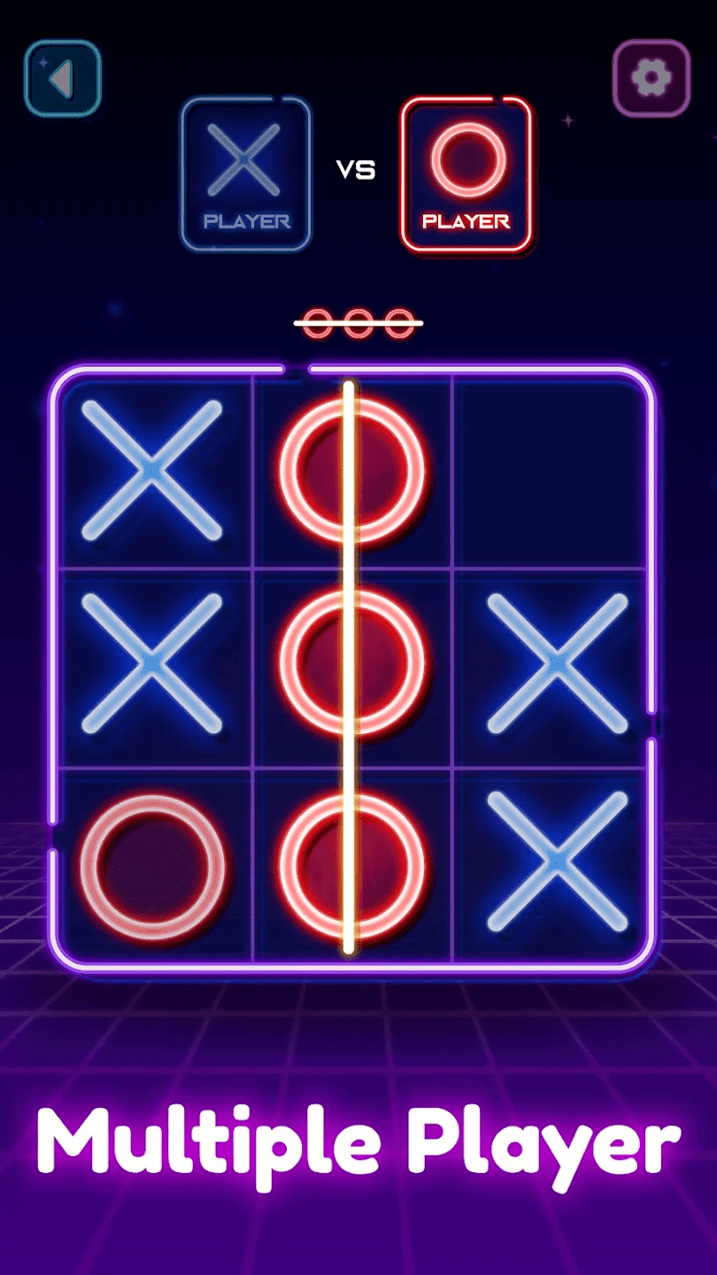 Jogo Tic Tac Toe versão móvel andróide iOS apk baixar