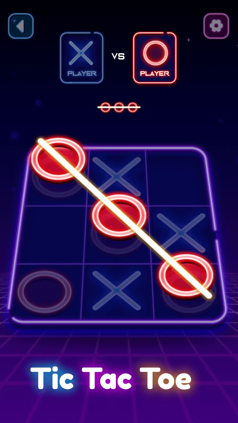 Jogo Tic Tac Toe versão móvel andróide iOS apk baixar