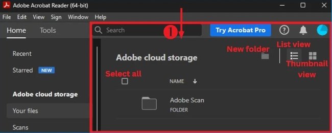 O Adobe Reader XI possui integração com armazenamento em nuvem