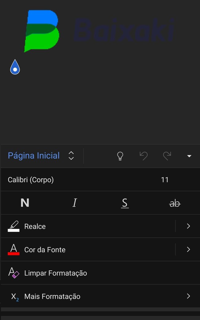 O Word para Android conta com as opções de formatação do app para desktops