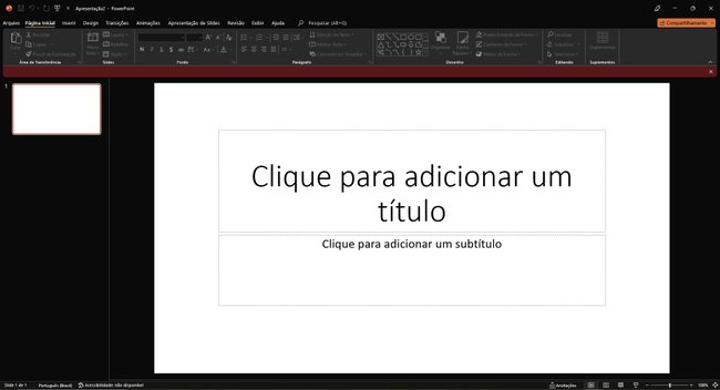 O Microsoft PowerPoint permite criar apresentações de slides e outros projetos específicos