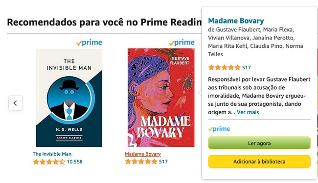 Os eBooks podem ser lidos no computador ou dispositivos Kindle