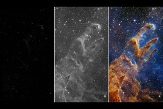 Imagem de: Quais são as cores reais das imagens do Telescópio James Webb? Descubra!