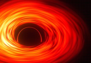 Imagem de: Nova simulação da NASA permite que você mergulhe em um buraco negro