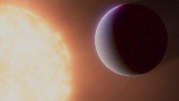 Imagem de: Atmosfera é detectada em exoplaneta rochoso do tipo Super-Terra