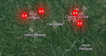Imagem de: Serra Gaúcha registra quatro tremores após chuvas no Rio Grande do Sul